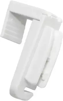 GARDINIA подставка-зажим "подставка-складной зажим Pleated Concept", (4 шт.), аксессуары Pleated Concept 4х3,8 см, белый