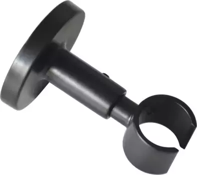 GARDINIA Потолочные крепления для карнизов "Потолочные крепления для карнизов", серия однопрограммная Чикаго 20 мм Длина: 6 см, черный матовый