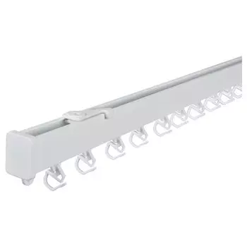 Гардинный карниз, одинарный, Ikea Vidga, белый