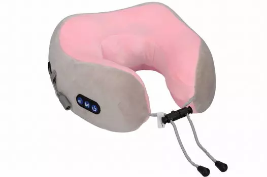 Garett Beauty Relax подушка для массажа шеи розовая, 1 упаковка