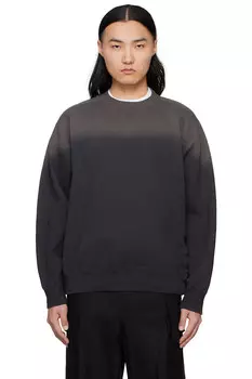 Гармент дай свитшот Sacai, черный