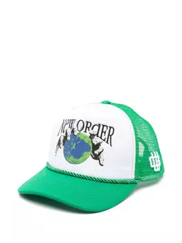 Garment workshop бейсболка со вставками, зеленый