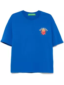 Garment workshop футболка с принтом, синий
