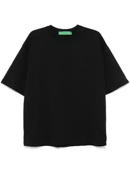 Garment workshop футболка с вышитым логотипом, черный