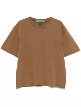 Garment workshop футболка с вышитым логотипом, коричневый