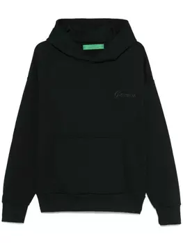 Garment workshop худи с вышитым логотипом, черный
