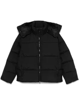 Garment workshop пуховик с капюшоном, черный