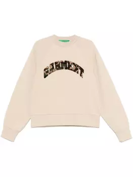 Garment workshop толстовка с вышитым логотипом, нейтральный