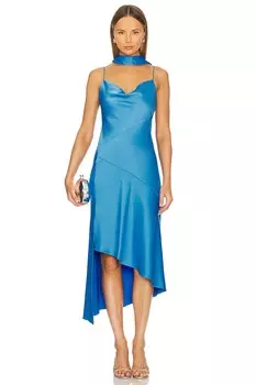 Гармоничное платье Alice + Olivia, синий
