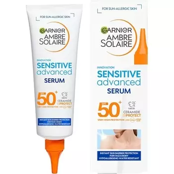 Garnier Ambre Solaire SPF 50+ Солнцезащитная сыворотка для лица и тела 125 мл