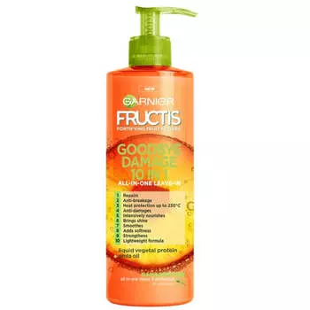 Garnier Fructis Goodbye Damage несмываемый крем для волос 10в1 400мл