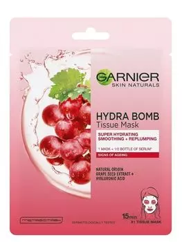 Garnier Skin Naturals Hydra Bomb Anti-Aging тканевая маска для лица, 28 g