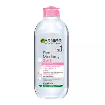 Garnier Skin Naturals мицеллярная вода 3в1 для чувствительной кожи 400мл