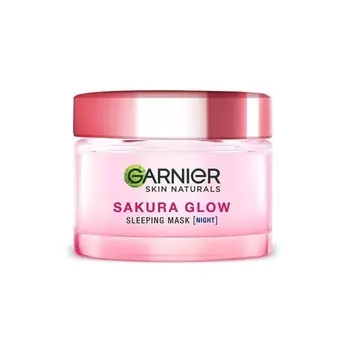 Garnier Skin Naturals Sakura Glow Hyaluron Ночная маска для сна 50 мл, Pink