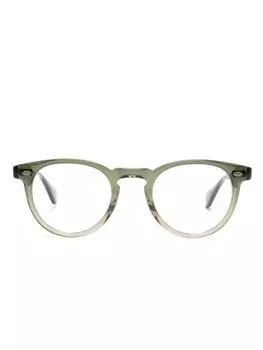 Garrett Leight очки Hercules, зеленый