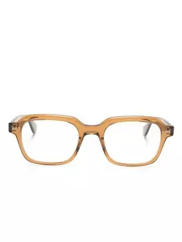 Garrett Leight очки OG Freddy P в прямоугольной оправе, нейтральный цвет