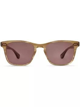 Garrett Leight солнцезащитные очки Torrey Sun, коричневый