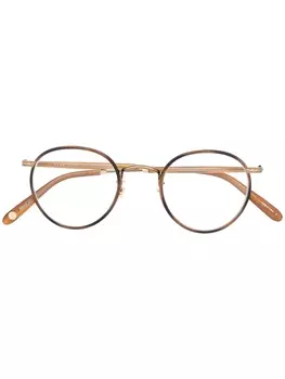 Garrett Leight солнцезащитные очки Wilson, коричневый