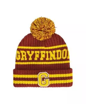 ГАРРИ ПОТТЕР ГРИФФИНДОРСКАЯ ШАПКА С ПОМОНАМИ НА РУКАХ WB, красный