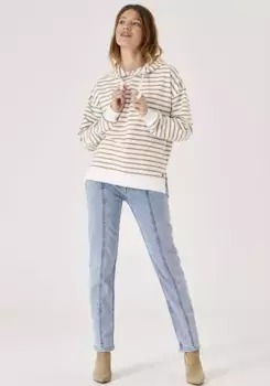 Гарсия Толстовка Garcia, цвет Offwhite-Braun