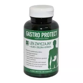 Gastro Protect Пищеварительная система Добавка 80 Капсул A-Z Medica Sp. Z O.O