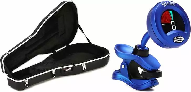 Gator Deluxe ABS Mold Case - Комплект акустической гитары Dreadnought с гитарой Snark SN-1X и бас-тюнером Gator + Snark GC-Dread=1 SN-1X=1