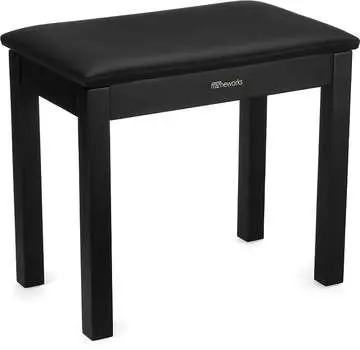 Gator Frameworks GFW-KEYBENCH-WDBK Традиционная деревянная скамья для фортепиано - черная