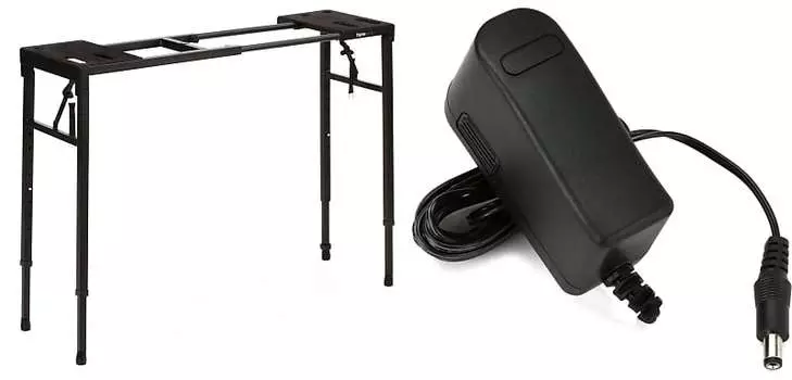 Gator Frameworks GFW-UTILITY-TBL Настольный стол для тяжелых условий эксплуатации с блоком питания Yamaha PA130 12 В, 1000 мА Yamaha + Gator Frameworks PA130=1 GFW-UTILITY-TBL=1