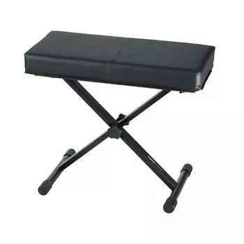 Gator Frameworks Standard Black Keyboard Bench с сиденьем Deluxe Standard Keyboard Bench