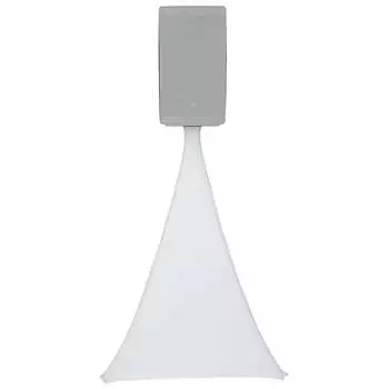 Gator GFW-TRIPODSCRIMW White 360 DJ Tripod Подставка для динамиков Тканевый эластичный чехол Gator GFW-TRIPODSCRIMW White 360 DJ Tripod Speaker Stand Scrim Stretch Cover