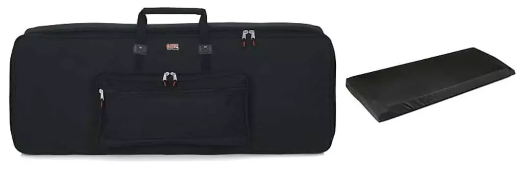 Gator GKB-76 Padded Keyboard Gig Bag Комплект с чехлом для клавиатуры Gator GKC-1540 для 61-76-клавишных клавиатур GKB-76=1 GKC-1540=1