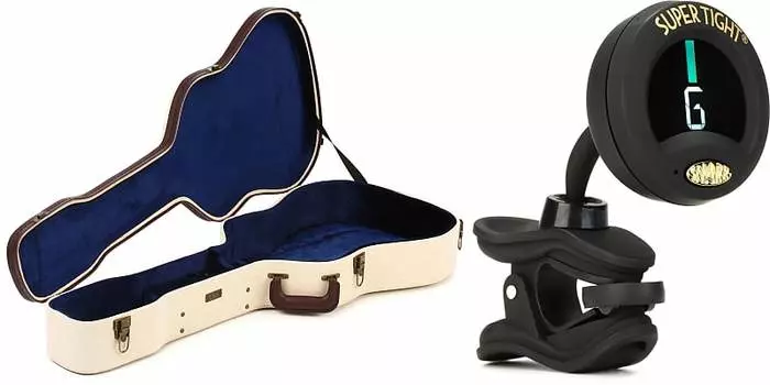 Gator Journeyman Deluxe Wood Case — Комплект акустической гитары Dreadnought с суперплотным хроматическим тюнером Snark ST-8 Gator + Snark GW-JM DREAD=1 ST-8=1