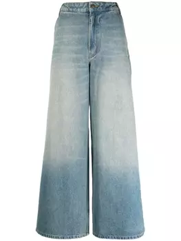 Gauchre широкие джинсы с заниженной талией, синий