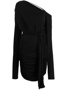 GAUGE81 Asimi asymmetric cut-out minidress, черный