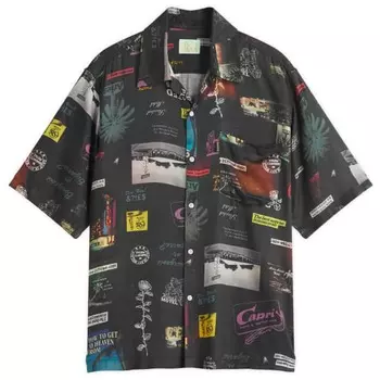 Гавайская рубашка Motel luxe Aries, черный