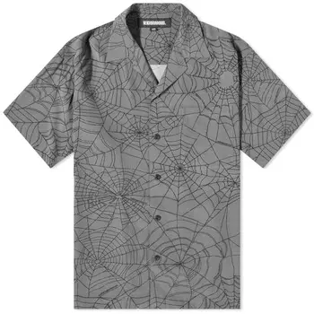 Гавайская рубашка Neighborhood Spiderweb, серый