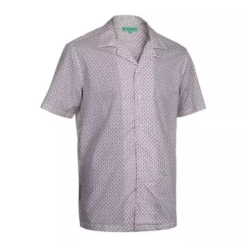 Гавайская рубашка с коротким рукавом и орнаментом Луау Mio Marino, цвет Cream