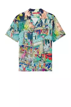 Гавайская рубашка с коротким рукавом Members Of The Rage, цвет Party Print