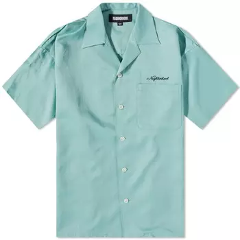 Гавайская рубашка с надписью Neighborhood Signature, мятный