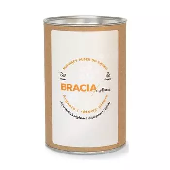 Газированный порошок для ванн с аргановым маслом и розовым перцем, 300 г Bracia Mydlarze