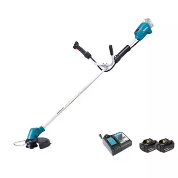 Газонокосилка Makita DUR182URME + два аккумулятора 4.0Ah, зарядное устройство