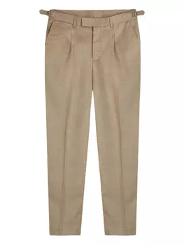 GAZZARRINI X MICHELE FRANZESE плиссированные брюки, нейтральный