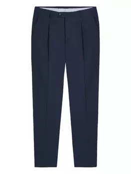 GAZZARRINI X MICHELE FRANZESE плиссированные брюки, синий