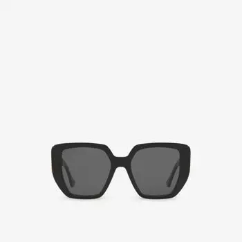 Gc001595 gg0956s солнцезащитные очки из ацетата в прямоугольной оправе Gucci, черный