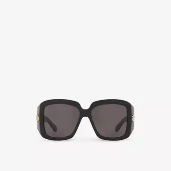 Gc002115 gg1402s солнцезащитные очки в квадратной оправе из ацетата Gucci, черный