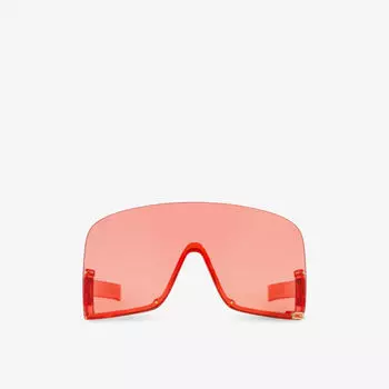 Gc002161 gg1631s солнцезащитные очки в нестандартной оправе Gucci, красный