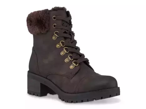 GC Shoes Joan Combat Bootie, темно-коричневый