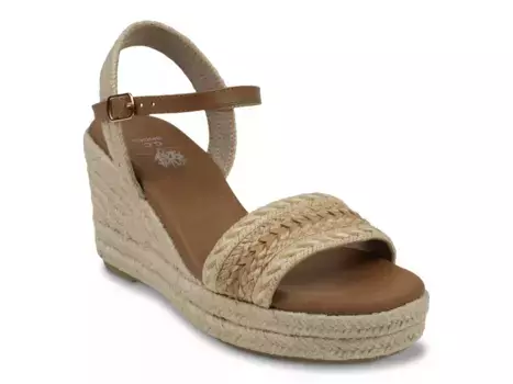 GC Shoes Solene Espadrille сандалии на танкетке, бежевый