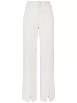 Gcds брюки с пайетками, белый