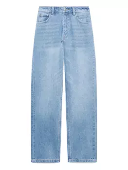 GCDS джинсы с подворотами, синий